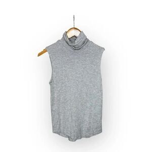 Majestic Filatures Soft Touch Deluxe Sleeveless Turtleneck Tee Shirt Size 2 (M)
